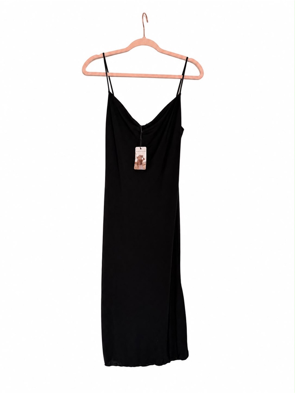 Sincerely Jules Black V-Neck Slip Dress